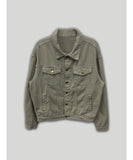 Washed Cotton Crop Jacket