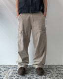 Deep Dyeing Cargo Pocket Pants