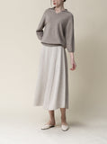 [Premium] Day Whole Garment Collar Neck Knit