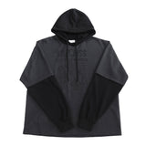 Kanami Color Matching Layered Hoodie