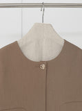 [Premium] Button Linen Jacket & Slacks Set