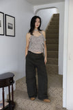 Color Stitch Cargo Cotton Pants