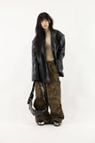 Cargo printed military pants