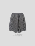 Nylon Shirring Bermuda Pants