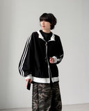 Keria Waffle Track Zip-up