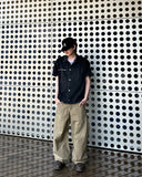 Reverse Curve Dart Dyed Pants