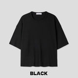 Avin Crop Waffle Short Sleeve T-Shirt