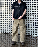 Reverse Curve Dart Dyed Pants