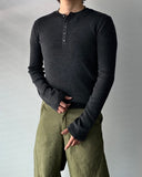 Slim Henley Knit