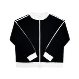 Keria Waffle Track Zip-up
