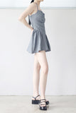 Moil Stripe Halter One Piece