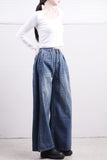 Seron Pintuck Denim Pants