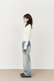 (W) Fake Dot Layered Top