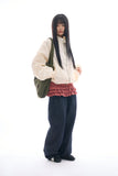 Myro pin-tuck selvage denim pants