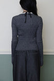 Harris Twill Knit Cardigan