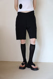 Side snap half pants