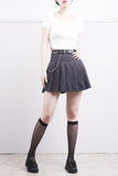 Elysium Belt Pleated Skirt