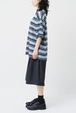 Ash Pigment Striped Top