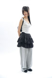 Nalaya dot frill mini skirt
