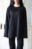 Eyelet Punching Box Tee