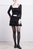 Belle Ribbon Tiered Skirt