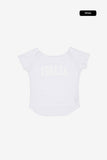 Italia applique raglan tee