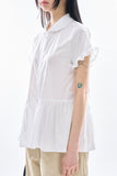 Anori frill peplum blouse