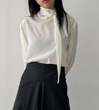 Delight Tie Loose Fit Blouse