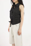 ST Back Slit Sleeveless Shirt
