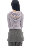 Alicorn draped hooded tee