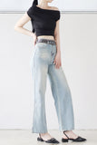 Bageu Crop Off Shoulder Tee