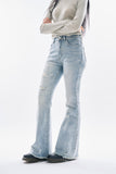 Lulu damage bootcut denim pants