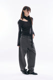 Symphony curved cotton pants