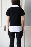Lier Double Collar Short Sleeve Tee