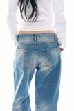 Vega washed denim pants