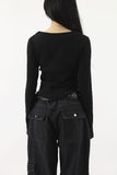 Lena Deep V Snack Tee