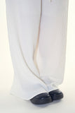 Texture wrinkle wide pants