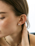 Noir Cross Earrings