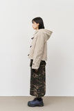 (W) Ash Duffle Hooded Coat