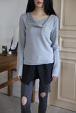 Brushed) Snap Cozy T-shirt