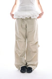 Oasis loose parachute pants