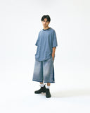 [AG] Side Washed Denim Half Pants