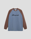 No.006 STITCH LOGO RAGLAN L/S