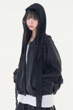 Vion dot scarf hood