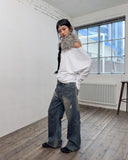 ONE-SHOULDER LONG SLEEVE T-SHIRT