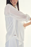 Pure line sheer shirt