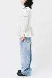(W) Musk Shirring Top