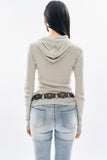 Noah see-through hooded t-shirt