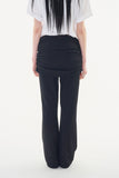 Noxen bootcut skirt pants