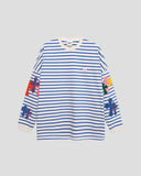 No.028 CROSS PATCH STRIPE LS
